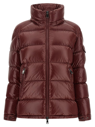 Bordeaux Polyamide Full-Length Jacket
