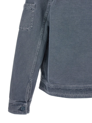 Gray Cotton Denim Jacket