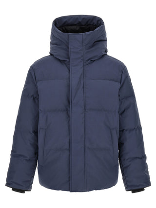 Blue Polyester Parka