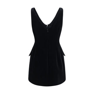 Black Polyester Casual Dress