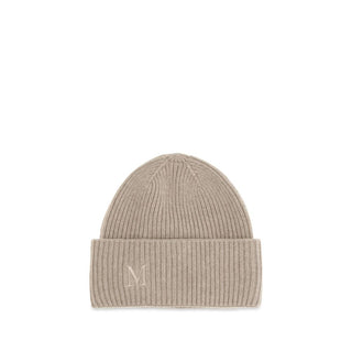 Beige Cashmere Beanie
