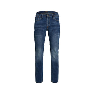 Blue Cotton Skinny Jeans