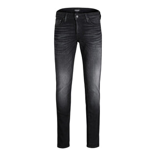 Black Cotton Skinny Jeans