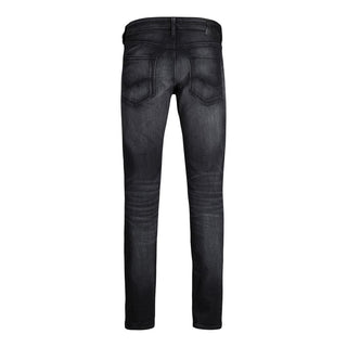 Black Cotton Skinny Jeans