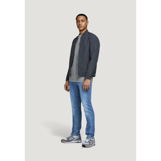 Blue Cotton Skinny Jeans
