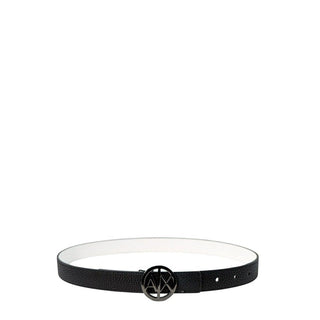 Black Polyester Thin Belt