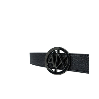 Black Polyester Thin Belt