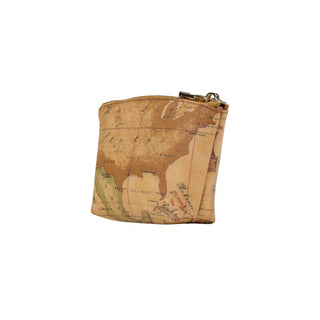 Beige Cotton Clutch Bag