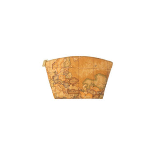 Beige Cotton Clutch Bag