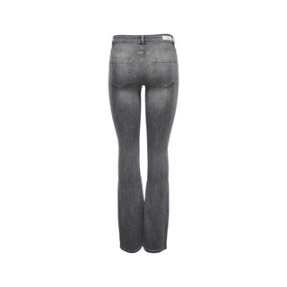 Gray Cotton Skinny Jeans