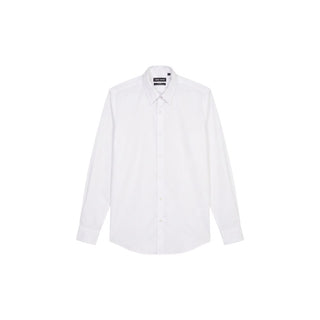 White Cotton Dress Shirt
