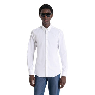 White Cotton Dress Shirt