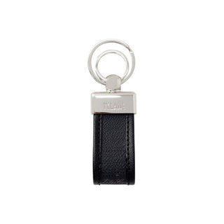 Black Leather Keychain