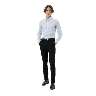 Blue Cotton Dress Shirt