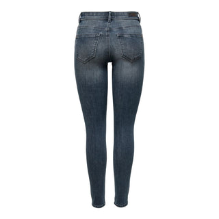 Blue Cotton Skinny Jeans