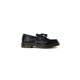 Black Leather Slip-On Loafers