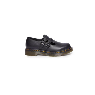 Black Leather Platform Pumps