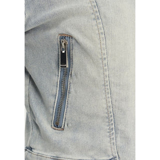 Light Blue Cotton Denim Jacket
