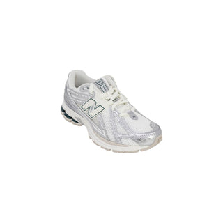 Silver Fabric Athletic Sneakers
