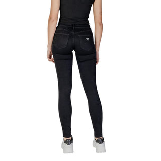 Black Cotton Skinny Jeans