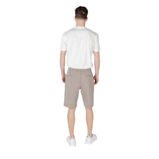 Brown Cotton Bermuda Shorts