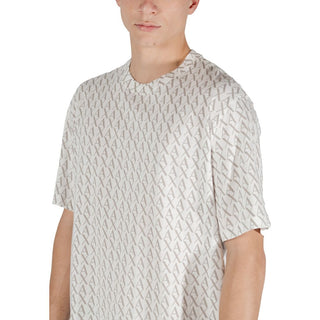 Cream Cotton T-Shirt