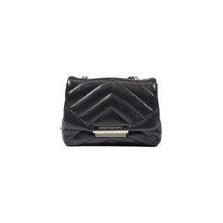 Black Polyester Handbag