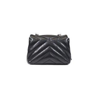Black Polyester Handbag