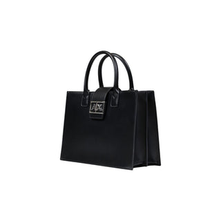 Black Polyester Handbag