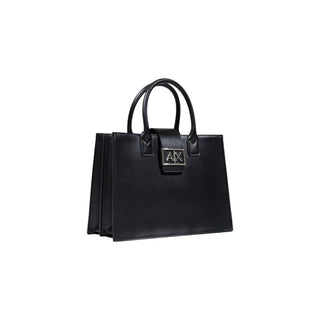 Black Polyester Handbag