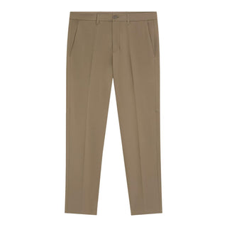 Beige Polyester Skinny Pants