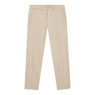 Beige Polyester Skinny Pants