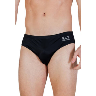 Bicolor Polyester Swim Briefs
