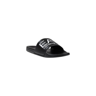Black And White Pvc Slippers