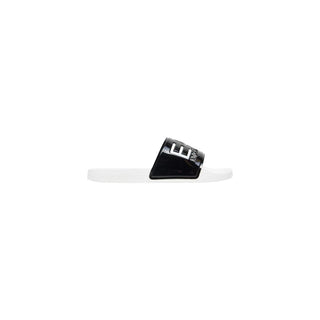 Black And White Pvc Slippers