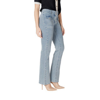 Blue Cotton Skinny Jeans