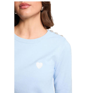Blue Viscose Sweatshirt