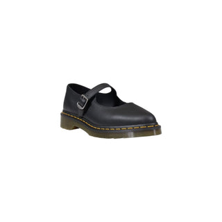 Black Leather Platform Pumps