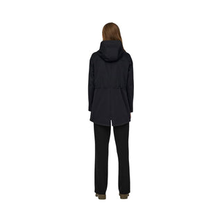 Black Polyester Parka