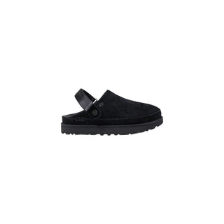 Black Recycled Polyester Platform Pumps