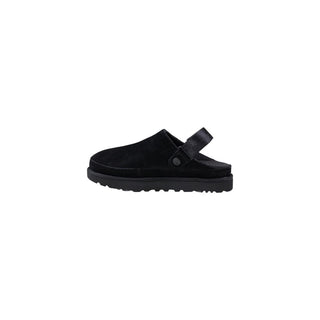 Black Recycled Polyester Platform Pumps