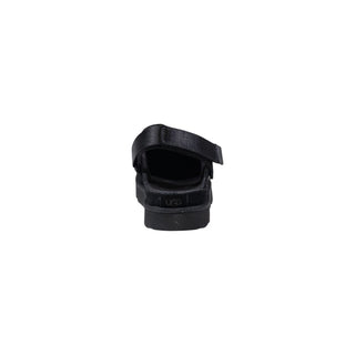 Black Recycled Polyester Platform Pumps
