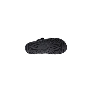 Black Recycled Polyester Platform Pumps