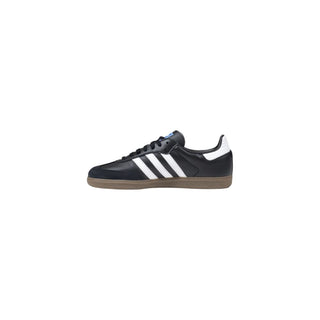 Black Leather Athletic Sneakers