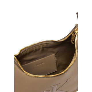 Beige Polyethylene Handbag