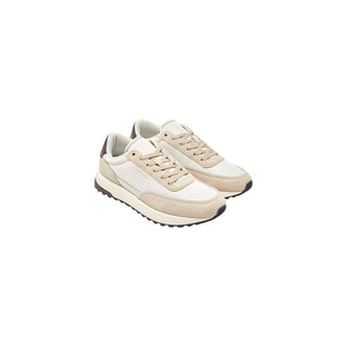 Brown Leather Low Top Sneakers