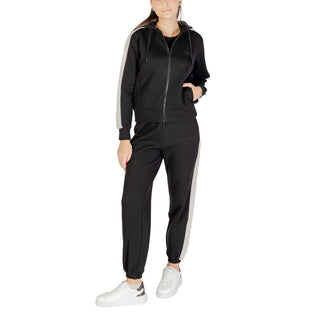 Black Cotton Hoodie