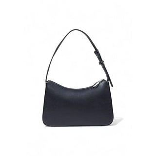 Black Artificial Leather Handbag