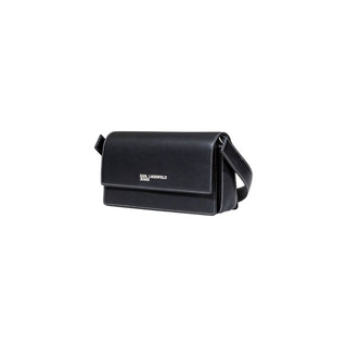 Black Artificial Leather Handbag