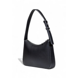 Black Artificial Leather Handbag